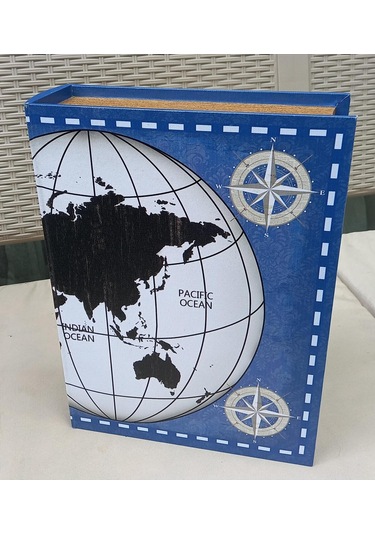 Kutu Ahşap Kitap 32x24x8