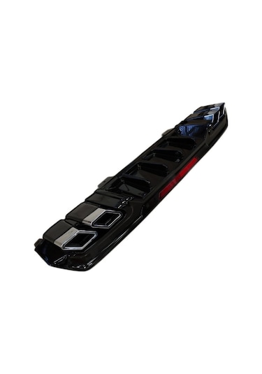 Honda Cıvıc Fc5 2016-2020 Dıfüzör Kare Egzoz Pıano Black N11.35386