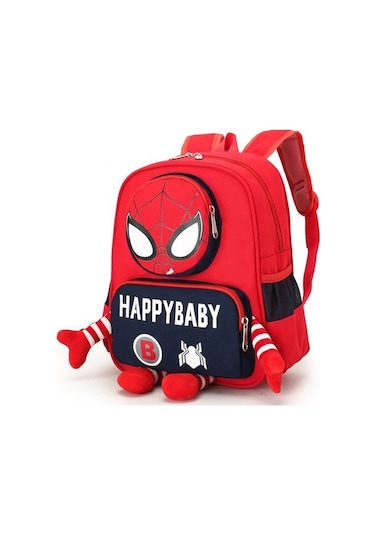Naylon Çocuk Çantası Anaokulu Erkek Ve Dişi Bebek Sırt Çantası Gk8o4y Kırmızı