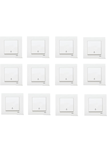 Viko Karre Beyaz Light 12'li Paket