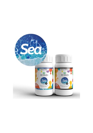 Sea 500 G A+B Deniz Dalgası Efekti Için Şeffaf Epoksi Reçine