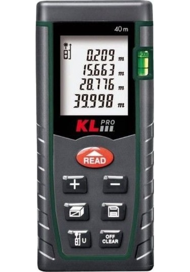 Kl Pro Kllzm40 40 Metre Lazer Mesafe Ölçer Hasssiyet 2mm