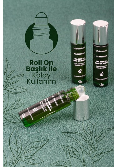 Bade Natural Çay Ağacı Yağı Hızlı Etkili Akne Karşıtı Roll-On 10 ML