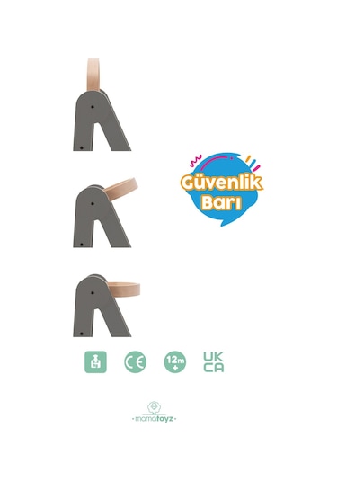 Fold Öğrenme Kulesi - Gri Gri
