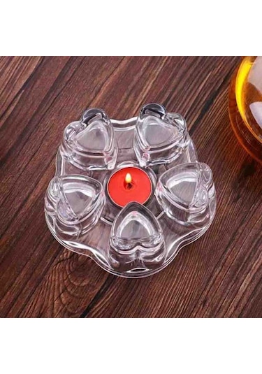 Epinox Cam Demlik Isıtıcı Stand Şeffaf