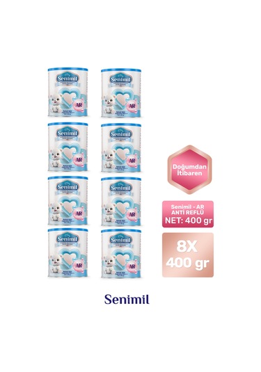 Senimil-Ar Bebek Sütü 400 Gr 8 Li Avantaj Paketi