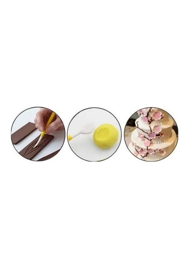 Marzipan Set Şeker Hamuru Şekillendirici 8 Parça Diğer