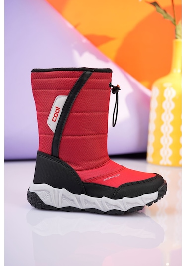 GİMER - Lastikli Kırmızı Paraşüt Kar Botu - COOL3005G Kırmızı