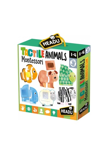 Headu Tactile Animals Montessori