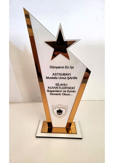 Resmi Kurum Plaket-anahtarlık-kitap Ayracı Set Kişiye Ö Beyaz - Altın