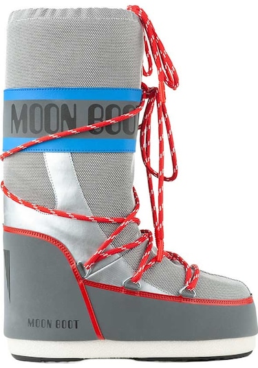 Hf04 Silver Blue Red Bot Kadın 80d1403030-hf04 Moon Boot Icon Space Racing Silver/blue/red Çok Renkli