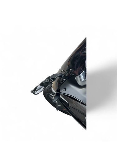 Universal Katlanır Ayna Racing Motor Uyumlu Siyah