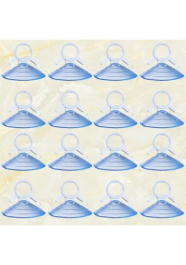 50 Adet 4,5 Cm Kuyruk Tipi Vantuz Pvc Şeffaf Araba Güneşliği Perdeleri Ön Cam Vantuz