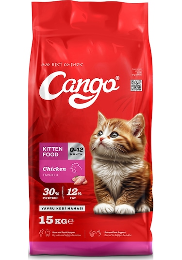 Cango Yavru Kedi Maması Tavuk Etli Kitten 15kg