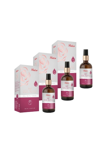 Balen Saf Gül Suyu 3 x 100 ML
