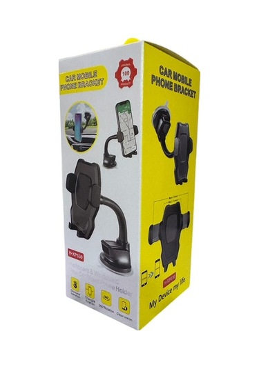 Blue Spectrum H-xp330 Ekstra Güçlü Vantuzlu Araç İçi Telefon Tutucu Siyah