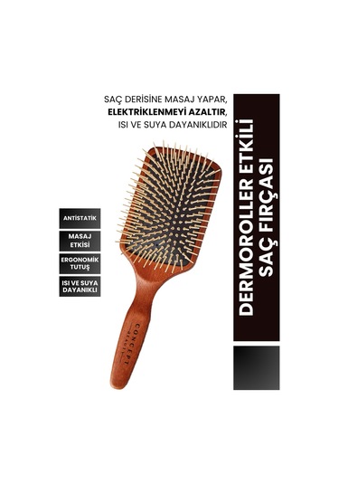 Concept Beauty Dermoroller Etkili Saç Fırçası