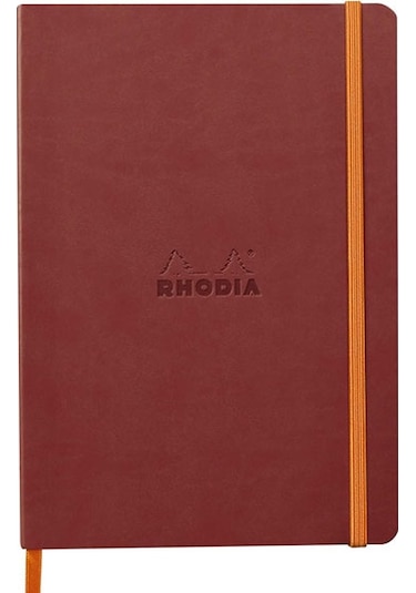 Rhodia Yumuşak Kapak A5 Çizgili Defter Nacarat 117371c