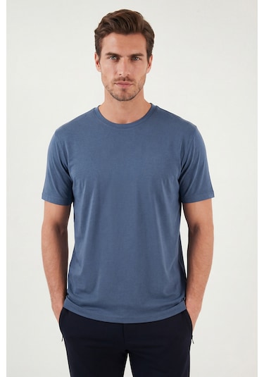 Buratti Erkek T Shirt 5902985 İndigo İndigo