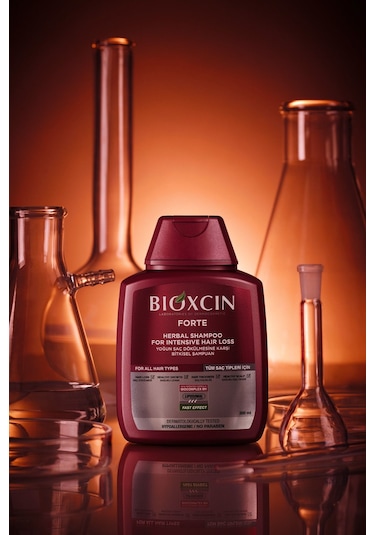 Bioxcin Forte Şampuan Tüm Saç Tipleri Için 3x300ml - Yoğun Dökülme Şampuanı Avantajlı Paket