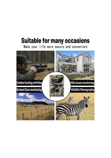 Tongxida Pr100 12mp 1080p Gündüz Gece Çekimli Ip56 Su Geçirmez 26 Kızılötesi Işıklı Avcılık Hayvan İzleme Kamerası Çok Renkli Çok Renkli