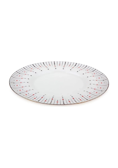 Jumbo Shine 24 Parça 6 Kişilik Yemek Takımı Beyaz