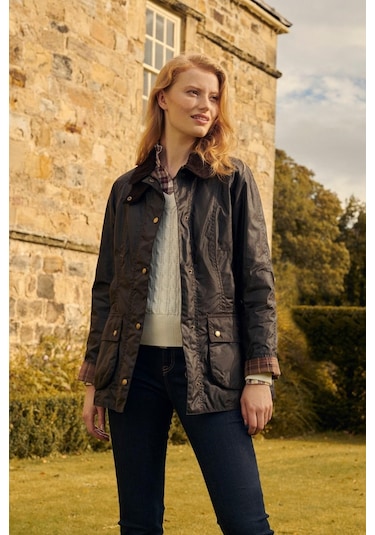 Barbour Beadnell Yağlı Ceket Ru52 Rustic