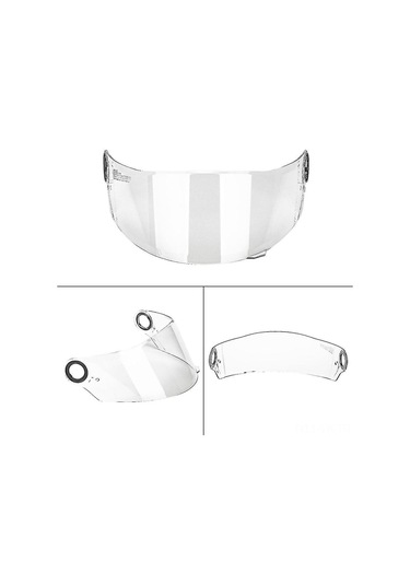 Vkemall Ls2 Ff358 396 Motosiklet Kaskı İçin Renkli Ve Pratik Vizör - Güneş, Yağmur Ve Rüzgardan Koruma