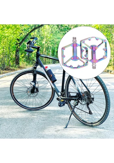 Dolıty 1 Çift Alüminyum Alaşımlı Bisiklet Pedalları Renkli