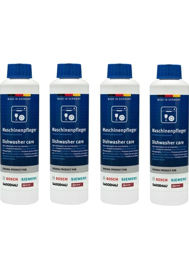 Bulaşık Makineleri İçin Yağ-Kireç Temizleyici 4'Lü Eko Paket
