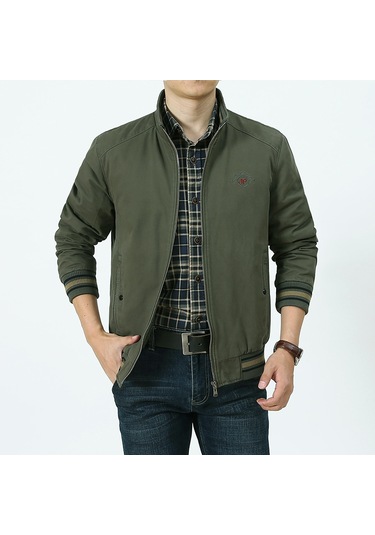 Erkek Dik Yaka Ceket Koyu Mavi