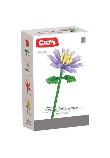 Ctoys Flower Arrangement Mini Blok Chrysanthemum