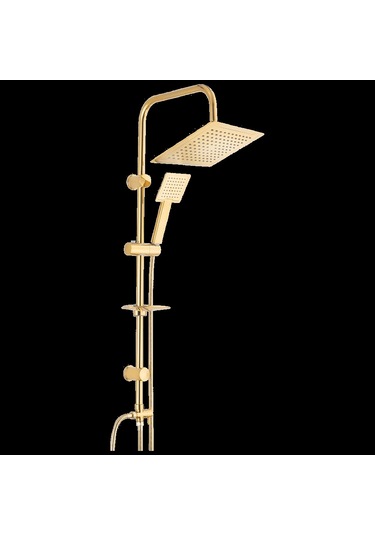 Deppot Mirage 400 Tepe Duş Seti Altın Çok Renkli