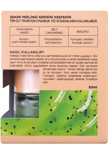 L'Oreal Paris Siyah Nokta Karşıtı Şeker Peelingi 50 ML