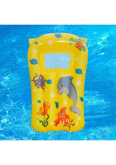 Ganzhoushop Tahtası Suntek Şişme Sörf Su Sporları Çocuklar İçin Sarı