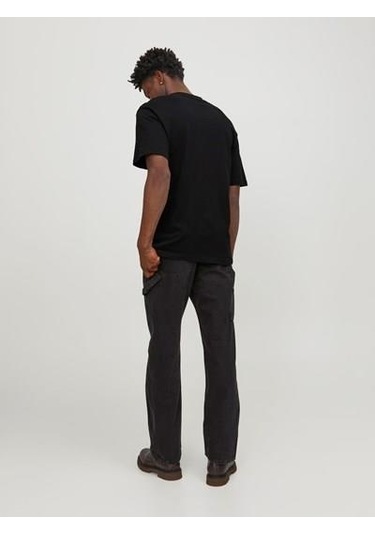Jjebradley Tee Ss O-neck Noos Black-black Siyah
