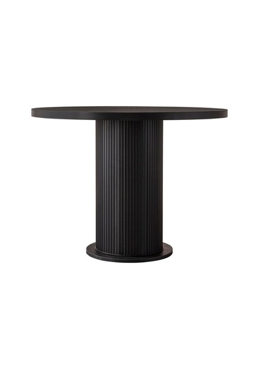 Senkron Yemek Masası Takımı 4 Kişilik Siyah