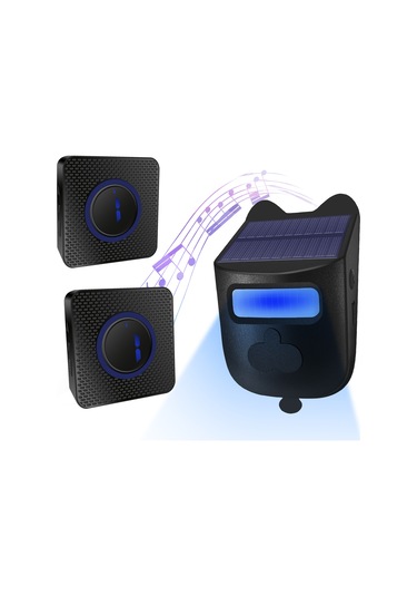Solar Driveway Alarmı 984ft Uzun Menzilli Kablosuz