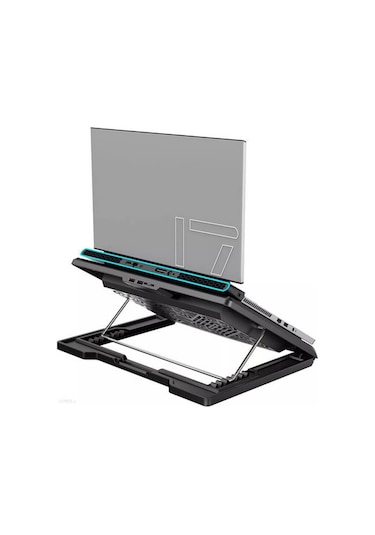 Notebook Laptop Soğutucu Stand Yükseklik Hız Ayarlı 6 Fanlı 2 Usb