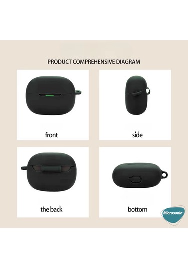 Microsonic Xiaomi Redmi Buds 6 Lite Kılıf Transparent Clear Soft Şeffaf