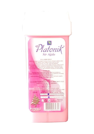 Platonik Pudralı Pembe Kartuş Sir Ağda 100 ML