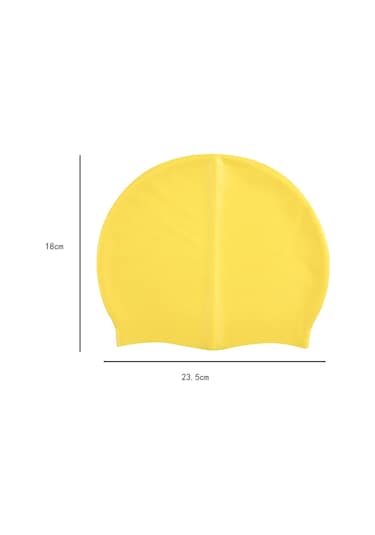 Suntek Saf Renk Yüzme Kap Silikon Yüzmek Su Sporları Sarı Sarı