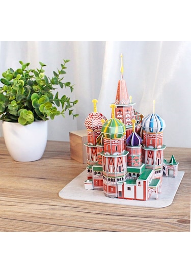C239H Cubic Fun. St. Basils Cathedral 32 Parça. 3D - 3 Boyutlu Pu