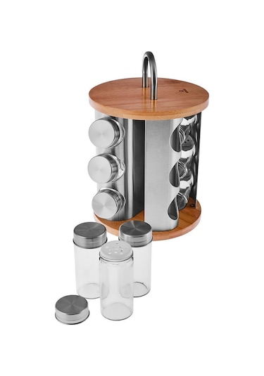 Karaca  Alya Dönen Standlı 12'li Baharat Takımı