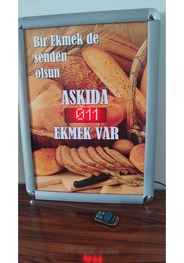 Askıda Ekmek- Elektronik Sayıcı Pano