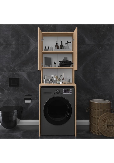 Banyo Dolabı Bd-01 Sonoma Sonomo Meşe