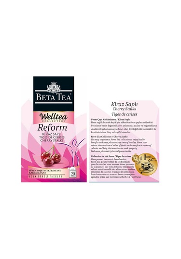 Beta Tea Kiraz Saplı Poşet Çay Welltea Reform Collection 20x1,8 Gram