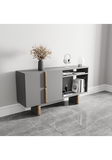 Lagomood Zenith Ofis Takımı Antrasit Ceviz