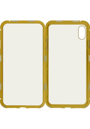 New Case Apple Uyumlu iPhone Xs Max Arka Koruma Arka Koruma Kılıf - Mavi Mavi