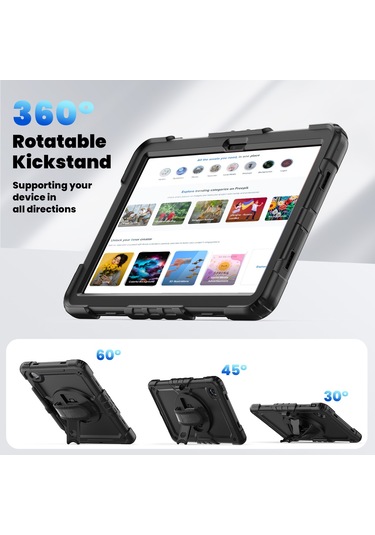 Cbtx Lenovo Tab M11 / Xiaoxin Pad 11 2024 Tb330fu Tb331fc Kickstand Kılıf Pc + Silikon Tablet Kapağı